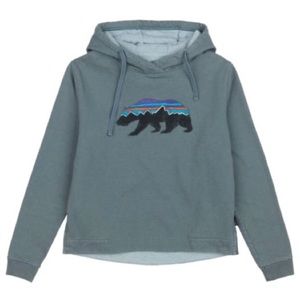 Patagonia Women’s Fitz Roy Bear Uprisal Sweatshirt Hoodie Size XL Extra Large